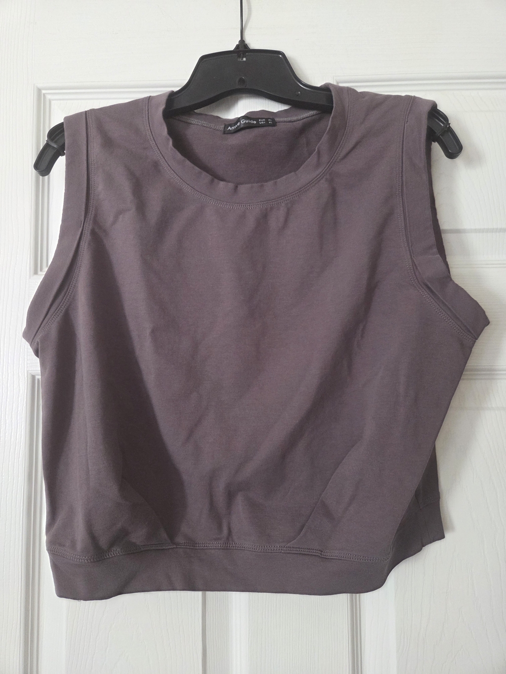 Arrive Guide Sleeveless Crewneck Top - Dusty Mauve